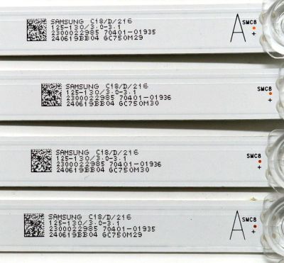 KIT DE LEDS ORIGINAL PARA TV VIZIO 16 PIEZAS / NUMERO DE PARTE HFSX75D08A / HFSX75D08B / HFSX75D08A-ZC42AG-26CD / HFSX75D08B-ZC42AG-26CD / 303HX750050CD / 303HX750049CD / 2300022985 / 240619BB04 / PANEL BOEI750WQ1 / DISPLAY HV750QUB-F92 / MODELO M75Q6X-L4 - Imagen 2