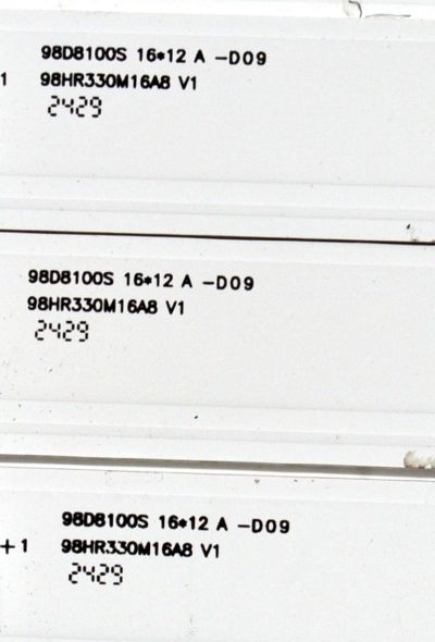 KIT DE LEDS ORIGINAL PARA TV LG 24 PIEZAS / NUMERO DE PARTE 98HR330M16A8 V1 / 98HR330M16B8 V1 / 98D8100S / 98D8100S 16 / 12 A-D09 / HR/17/240817 / 015X6/LJ2RC2R2D / 4L-ZX098T / PANEL LVU980C0DAN / DISPLAY ST9751D01-4 VER.2.2 / MODELO 98UT9000PUA.CUSCKH - Imagen 6