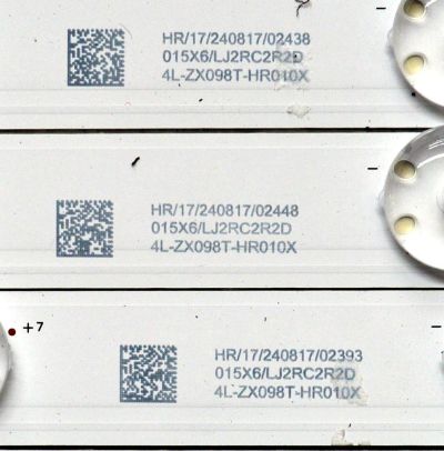 KIT DE LEDS ORIGINAL PARA TV LG 24 PIEZAS / NUMERO DE PARTE 98HR330M16A8 V1 / 98HR330M16B8 V1 / 98D8100S / 98D8100S 16 / 12 A-D09 / HR/17/240817 / 015X6/LJ2RC2R2D / 4L-ZX098T / PANEL LVU980C0DAN / DISPLAY ST9751D01-4 VER.2.2 / MODELO 98UT9000PUA.CUSCKH - Imagen 5