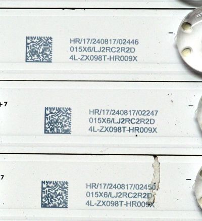 KIT DE LEDS ORIGINAL PARA TV LG 24 PIEZAS / NUMERO DE PARTE 98HR330M16A8 V1 / 98HR330M16B8 V1 / 98D8100S / 98D8100S 16 / 12 A-D09 / HR/17/240817 / 015X6/LJ2RC2R2D / 4L-ZX098T / PANEL LVU980C0DAN / DISPLAY ST9751D01-4 VER.2.2 / MODELO 98UT9000PUA.CUSCKH - Imagen 4