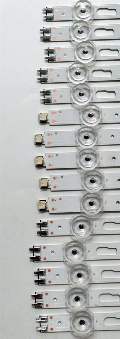 KIT DE LEDS ORIGINAL PARA TV SAMSUNG 15 PIEZAS / NUMERO DE PARTE BN96-58297A / BN96-58298A / BN96-58299A / JL.D850J1330-408AR-M_V09 7.0 / JL.D850J1330-408AL-M 58299A / 58298A / 58297A / PANEL CY-BD085HGCV2H / DISPLAY PT850GT01-1 / MODELO UN85DU7200BXZA - Imagen 9