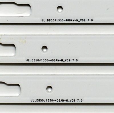 KIT DE LEDS ORIGINAL PARA TV SAMSUNG 15 PIEZAS / NUMERO DE PARTE BN96-58297A / BN96-58298A / BN96-58299A / JL.D850J1330-408AR-M_V09 7.0 / JL.D850J1330-408AL-M 58299A / 58298A / 58297A / PANEL CY-BD085HGCV2H / DISPLAY PT850GT01-1 / MODELO UN85DU7200BXZA - Imagen 7