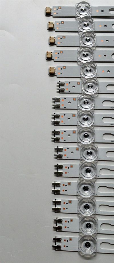 KIT DE LEDS ORIGINAL PARA TV SAMSUNG 15 PIEZAS / NUMERO DE PARTE BN96-58299A / BN96-58298A / BN96-58297A / DU7K_SVC850A22_R / DU7K_SVC850A22_L / DU7K_SVC850A22_R 58299A / 58298A / 58297A / PANEL CY-BD085HGAV2H / DISPLAY T850QVN04.1 / MODELO UN85DU7200DXZA - Imagen 8