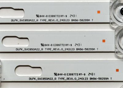 KIT DE LEDS ORIGINAL PARA TV SAMSUNG 15 PIEZAS / NUMERO DE PARTE BN96-58299A / BN96-58298A / BN96-58297A / DU7K_SVC850A22_R / DU7K_SVC850A22_L / DU7K_SVC850A22_R 58299A / 58298A / 58297A / PANEL CY-BD085HGAV2H / DISPLAY T850QVN04.1 / MODELO UN85DU7200DXZA - Imagen 3