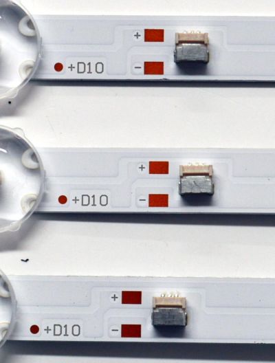 KIT DE LEDS ORIGINAL PARA TV VIZIO 3 PIEZAS / NUMERO DE PARTE GJVIZIO433X14VS33 / GJVIZI0433X14VS33 / LB-GM3030-GJVIZIO433X14VS33-S / LB-GM3030-GJVIZI0433X14VS33-S / 210BZ14D0B334BHC0X / PANEL TPT430WR-QVN03.U / DISPLAY T430QVN03.T / MODELO VQD43M-0801 - Imagen 3