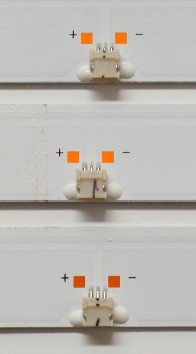 KIT DE LEDS ORIGINAL PARA TV SCEPTRE 3 PIEZAS / NUMERO DE PARTE JJ-0668-D50031501BM-S / 1.17.01.0000305-000 / M215A4W50J1 / 240903JA1 / PANEL MDHF500QUB-F20 / DISPLAY HF500QUB-F20 / MODELO U515CV-UMRD - Imagen 4