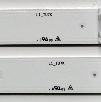 KIT DE LEDS ORIGINAL PARA TV SAMSUNG 8 PIEZAS / NUMERO DE PARTE  BN96-50458A / BN96-50459A / LM41-00874A / 910A / LM41-00873A / 909A / L1_TU7K / E8_CFM_R5(1) / 50458A / 50459A / PANEL CY-BT058HGCV6H / DISPLAY PT580GT03-1 VER.1.0 / MODELO UN58TU690TFXZA - Imagen 9