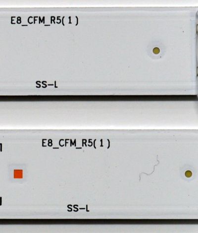 KIT DE LEDS ORIGINAL PARA TV SAMSUNG 8 PIEZAS / NUMERO DE PARTE  BN96-50458A / BN96-50459A / LM41-00874A / 910A / LM41-00873A / 909A / L1_TU7K / E8_CFM_R5(1) / 50458A / 50459A / PANEL CY-BT058HGCV6H / DISPLAY PT580GT03-1 VER.1.0 / MODELO UN58TU690TFXZA - Imagen 8