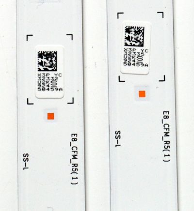 KIT DE LEDS ORIGINAL PARA TV SAMSUNG 8 PIEZAS / NUMERO DE PARTE  BN96-50458A / BN96-50459A / LM41-00874A / 910A / LM41-00873A / 909A / L1_TU7K / E8_CFM_R5(1) / 50458A / 50459A / PANEL CY-BT058HGCV6H / DISPLAY PT580GT03-1 VER.1.0 / MODELO UN58TU690TFXZA - Imagen 5