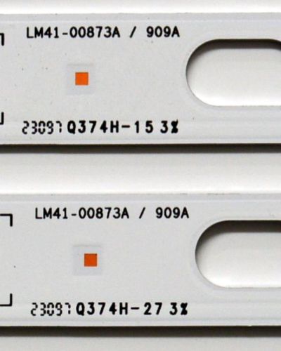 KIT DE LEDS ORIGINAL PARA TV SAMSUNG 8 PIEZAS / NUMERO DE PARTE  BN96-50458A / BN96-50459A / LM41-00874A / 910A / LM41-00873A / 909A / L1_TU7K / E8_CFM_R5(1) / 50458A / 50459A / PANEL CY-BT058HGCV6H / DISPLAY PT580GT03-1 VER.1.0 / MODELO UN58TU690TFXZA - Imagen 3