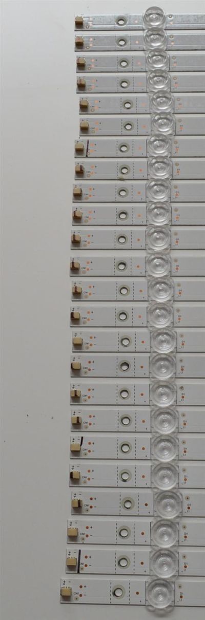 KIT DE LEDS ORIGINAL PARA TV ONN 24 PIEZAS / NUMERO DE PARTE 4708-K98WDK-A2113N11 / XRJ1060 / SLC04708RA0 / K980WDK / 112412-98411011 / K980WDK41 / N2-240815-3220H633 / PANEL K980WDK41 / DISPLAY SG9751D01-1 VER.2.1 / MODELO 100146865 98" - Imagen 2