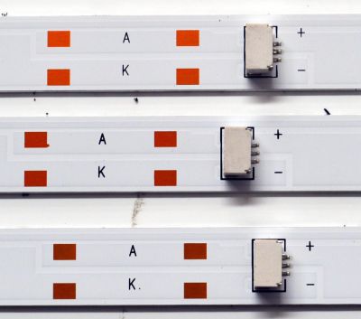 KIT DE LEDS ORIGINAL PARA TV PHILIPS 3 PIEZAS / NUMERO DE PARTE 303TC430057D / TCL43D09-ZC42AG-03D / 2300023185 / 3.0-3.1 / 4L-ZX043T-ZC014X / 240905AD03 / TC430M63 / PANEL LVU430CSDX E0358 / DISPLAY V430DJ2-Q01 / MODELO 43PUL7652/F7 - Imagen 3