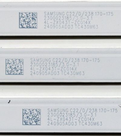 KIT DE LEDS ORIGINAL PARA TV PHILIPS 3 PIEZAS / NUMERO DE PARTE 303TC430057D / TCL43D09-ZC42AG-03D / 2300023185 / 3.0-3.1 / 4L-ZX043T-ZC014X / 240905AD03 / TC430M63 / PANEL LVU430CSDX E0358 / DISPLAY V430DJ2-Q01 / MODELO 43PUL7652/F7 - Imagen 2