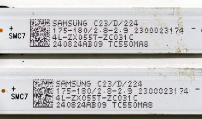 KIT DE LEDS ORIGINAL PARA TV PHILIPS 2 PIEZAS / NUMERO DE PARTE 303TC550083D / TCL55D15-ZC42AG-05D / 4L-ZX055T-ZC031C / 240824AB09 / TC550MA8 / PANEL LVU550CSDX E1138 / DISPLAY ST5461D12-8 VER.2.2 / MODELO 55PUL7552/F7 / 55PUL7552/F7 E - Imagen 3
