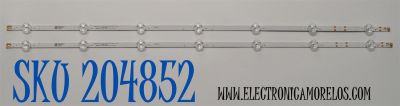 KIT DE LEDS ORIGINAL PARA TV SELECT SERIES ROKU 2 PIEZAS / NUMERO DE PARTE 303IN400040D / INN40D07-ZC42AG-09D / B351B0000 / 59CAB0LB / 00GV25 / MODELO 40R3BX