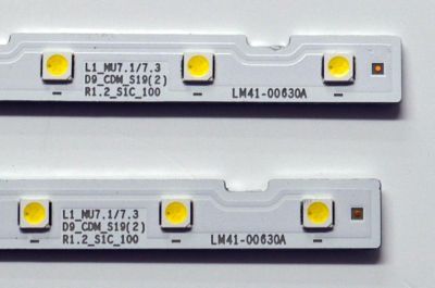 KIT DE LEDS ORIGINAL PARA TV SAMSUNG 2 PIEZAS / NUMERO DE PARTE BN96-45953B / LM41-00630A / 45953B / L1_NU7.1/7.3 / D9_CDM_S19(2) / R1.2_S1C_100 / PANEL CY-CN049HGLV2H / DISPLAY LSF490FN06-L02 / BN96-39044D / MODELO UN49NU6300FXZA / UN49NU6300FXZA FA01 - Imagen 3