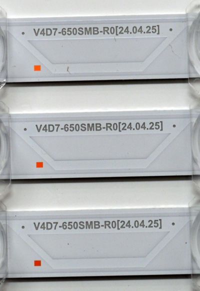 KIT DE LEDS ORIGINAL PARA TV SAMSUNG 6 PIEZAS / NUMERO DE PARTE BN96-58291A / BN96-58289A / V4D7-650SMA-R0 / V4D7-650SMB-R0 / 58291A / 58289A / PANEL CY-BD065HGHV2H / DISPLAY ST6451D06-1 V2.1 / MODELO UN65DU7200DXZA / UN65DU7200DXZA CC03 - Imagen 3