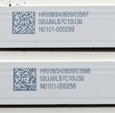 KIT DE LEDS ORIGINAL PARA TV TCL 4 PIEZAS / NUMERO DE PARTE 65HR332M09A4 / 65HR332M08B4 / 65HR332M09A4 V4 / 65HR332M08B4 V4 / 65S11 PRO 8X2 B-C01 / 65S11 PRO 9X2 A-C01 / 02UJ8/LS7C10U3B / PANEL LVU650NDAL / DISPLAY ST6451D06-3 VER.2.1 / MODELO 65S41BR - Imagen 2