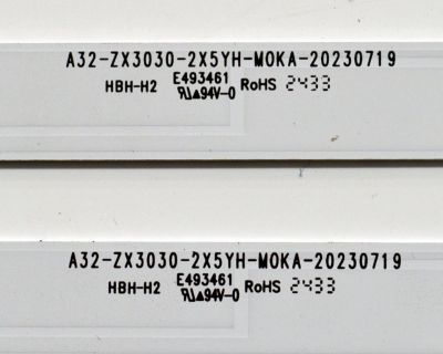 KIT DE LEDS ORIGINAL PARA TV PHILIPS 2 PIEZAS / NUMERO DE PARTE A32-ZX3030-2X5YH-M0KA / A32-ZX3030-2X5YH-M0KA-20230719 / 4L-ZX032T-YH007X / 240912-22LD3 / PANEL LVF320CSDX E1396 / DISPLAY ST3151B07-1 VER.2.1 / MODELO 32PFL6573/F7 - Imagen 2