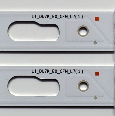 KIT DE LEDS ORIGINAL PARA TV SAMSUNG 4 PIEZAS / NUMERO DE PARTE BN96-58284A / BN96-58285A / LM41-01145A / LM41-01146A / L1_DU7K_E0_CFM_L7(1) / L1_DU7K_E0_CFM_R9(1) / 58284A / 58285A / PANEL CY-BD050HGNV2H / DISPLAY V500DJ7-QE1 / MODELO UN50DU7200DXZA DC02 - Imagen 6