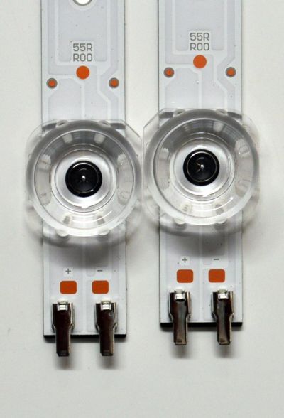 KIT DE LEDS ORIGINAL PARA TV SAMSUNG 4 PIEZAS / NUMERO DE PARTE BN96-58286A / BN96-58287A / 55RR00 / 55LR00 / 58286A / 58287A / PANEL CY-BD055HGXV2H / DISPLAY LC550EQC (SP)(A3) / MODELO UN55DU7200BXZA / UN55DU7200BXZA WB01 - Imagen 6