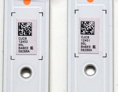 KIT DE LEDS ORIGINAL PARA TV SAMSUNG 4 PIEZAS / NUMERO DE PARTE BN96-58286A / BN96-58287A / 55RR00 / 55LR00 / 58286A / 58287A / PANEL CY-BD055HGXV2H / DISPLAY LC550EQC (SP)(A3) / MODELO UN55DU7200BXZA / UN55DU7200BXZA WB01 - Imagen 3