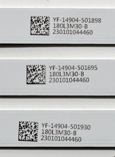 KIT DE LEDS ORIGINAL PARA TV WESTINGHOUSE 3 PIEZAS / NUMERO DE PARTE 261501013351 / 06-43T680-3030-0D35-3X7-V1-210413 / 180L3M30-B / 230101044460 / PANEL HK430WLEDM-JHYYH / DISPLAY PT430GT03-1 VER.1.0 / MODELO WR43UT4212 - Imagen 4