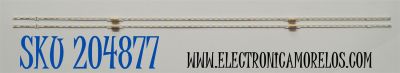 KIT DE LEDS ORIGINAL PARA TV SAMSUNG 2 PIEZAS / NUMERO DE PARTE JL.E650Y2720 / JL.E650Y2720-408BS-R8P-M-HF / HBH HBH-M1 94V-0 / E49346 HZ 2302 MLQ / MODELOS HG65Q60B / QE65Q67B / QN65Q60A / KQ65QB60A / QA65Q60B / QN65Q60C 