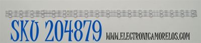 KIT DE LEDS ORIGINAL PARA TV HISENSE 2 PIEZAS / NUMERO DE PARTE LB500AF V0 / HD500H1U91-T0LE-2023110101 / 1318037500 / HE241112 / 9B25 B1 / PANEL HD500H1U91-T0LHK2\ROH / DISPLAY CV500U2-L01 REV:02 / MODELO 50QD65NF