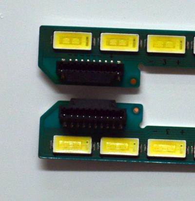 KIT DE LEDS ORIGINAL PARA TV LG 2 PIEZAS / NUMERO DE PARTE 6920L-0001C / 49" V14 ART TV REV 0.2 6 L-TYPE / PANEL LC490EQE (XG)(F2) / MODELO 49UB8500-UA / 49UB8500-UA.AUSWLJM - Imagen 3