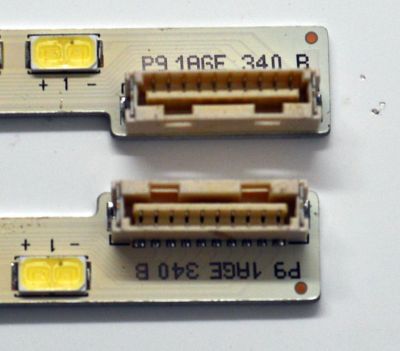 KIT DE LEDS ORIGINAL PARA TV LG 2 PIEZAS / NUMERO DE PARTE 55" V6 EDGE FHD / 55" V6 EDGE FHD REV1.0 1 L-TYPE / 55" V6 EDGE FHD REV1.0 1 R-TYPE / PANEL LC550EUF (SD)(A1) / MODELO 55LV355B-UA / 55LV355B-UA.AUSYLJR - Imagen 3