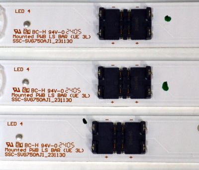 KIT DE LEDS ORIGINAL PARA TV SONY 13 PIEZAS / NUMERO DE PARTE SVG750AJ1 / SS_SVG750AJ1_231130 / U307 K  / U75F521 / PANEL YLEM075CC011 / DISPLAY HV750QUB-F9M / MODELO K-75S30C / K75S30C - Imagen 3