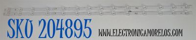KIT DE LEDS ORIGINAL PARA TV SAMSUNG 2 PIEZAS / NUMERO DE PARTE BN96-60372A / LM41-01193A / LM41-01193A / C / L1_FU8K_D3 / CFM_S14(1) / 60372A / PANEL CY-BF043HGNV3H / DISPLAY V430DJ1-Q01 4E7 / BN96-59942A / MODELO UN43U8000FBXZA / UN43U8000FBXZA DB01