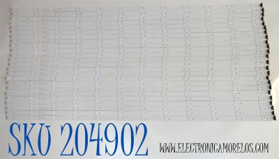 KIT DE LEDS ORIGINAL PARA TV SONY 24 PIEZAS / NUMERO DE PARTE SONY-CBN-85-PCB-V2 / R2394FC / YC85F / L_X714 / PANEL YDDM085DGU11 / DISPLAY T850QVN03.K / MODELO XR-85X90CL / XR85X90CL