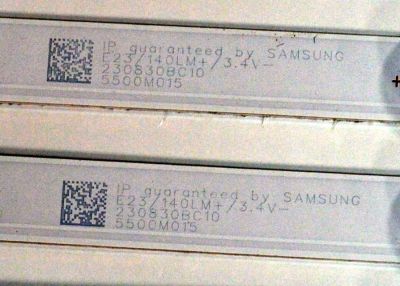 KIT DE LEDS ORIGINAL PARA TV ROKU SELECT SERIES 4 PIEZAS / NUMERO DE PARTE 3035512008BD / LED55D12-ZC62AG-11BDF / B005P00105667A / 23080BC10 / 5500M015 / DISPLAY ST5461D18-2 VER.2.1 / MODELO 55R4A5X - Imagen 3