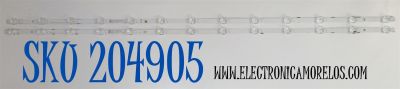 KIT DE LEDS ORIGINAL PARA TV ONN 2 PIEZAS / NUMERO DE PARTE LBM500M1301 / LBM500M1301-AEG-1 (HF)(0)(HR) / 210BZ13D0A33NBL00E / 24516 / 003937 / B003 / ZCA336 / PANEL TPT500WR-QVN04.U / DISPLAY T500QVN04.1 / MODELO 100012585 50"
