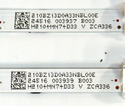KIT DE LEDS ORIGINAL PARA TV ONN 2 PIEZAS / NUMERO DE PARTE LBM500M1301 / LBM500M1301-AEG-1 (HF)(0)(HR) / 210BZ13D0A33NBL00E / 24516 / 003937 / B003 / ZCA336 / PANEL TPT500WR-QVN04.U / DISPLAY T500QVN04.1 / MODELO 100012585 50" - Imagen 3