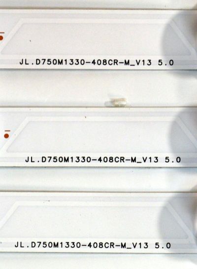 KIT DE LEDS ORIGINAL PARA TV SAMSUNG 6 PIEZAS / NUMERO DE PARTE BN96-60381A / BN96-60380A / JL.D750M1330-408CL-M_V13 5.0 / JL.D750M1330-408CR-M_V13 5.0 / 60381A / 60380A / PANEL CY-BF075HGHV8H / DISPLAY ST7461D03-9 V2.1 / MODELO UN75U8000FDXZA - Imagen 6