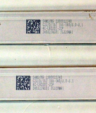 KIT DE LEDS ORIGINAL PARA TV PHILIPS 2 PIEZAS / NUMERO DE PARTE 303TC320053D / TCL32D06-ZC62AG-03D / 4C-LB320T-ZCP / 240327AC01 / TC3320M61 / PANEL LVF320CSDX E0003 / DISPLAY ST3151B07-2 VER.2.1 / MODELO 32PFL6573/F7 - Imagen 3