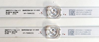 KIT DE LEDS ORIGINAL PARA TV TCL 4 PIEZAS / NUMERO DE PARTE 58HR332M12A1 / 58HR332M07B1 / 58HR332M12A1 V1-D09 / 58HR332M07B1 V1-D09 / HY-7000 (S) / 02VYJ / LK7A08U1C / N0101-000623-A00 / N0101-000624-A00 / DISPLAY CV580U3-L02 REV:01 / MODELO 58S571F - Imagen 4