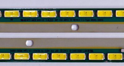 KIT DE LEDS ORIGINAL PARA TV LG 2 PIEZAS / NUMERO DE PARTE 6920L-0001C / 65" V14 ART TV REV0.5 1 L-TYPE / 65" V14 ART TV REV0.5 1 R-TYPE / PANEL LC650EQF / MODELO 65UB9500 - Imagen 2