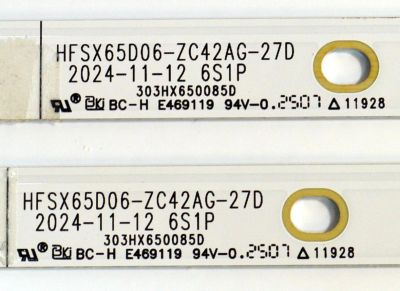 KIT DE LEDS ORIGINAL PARA TV VIZIO 12 PIEZAS / NUMERO DE PARTE 303HX650085D / HFSX65D06-ZC42AG-27D / 2300023610 / 70401-02173 / 250219AB07 / GC650M42 / PANEL BOEI650WQ1 / DISPLAY HV650QUB-F73 / MODELO M65Q6-L4 / M65Q6-L4 LBVR7PB - Imagen 2