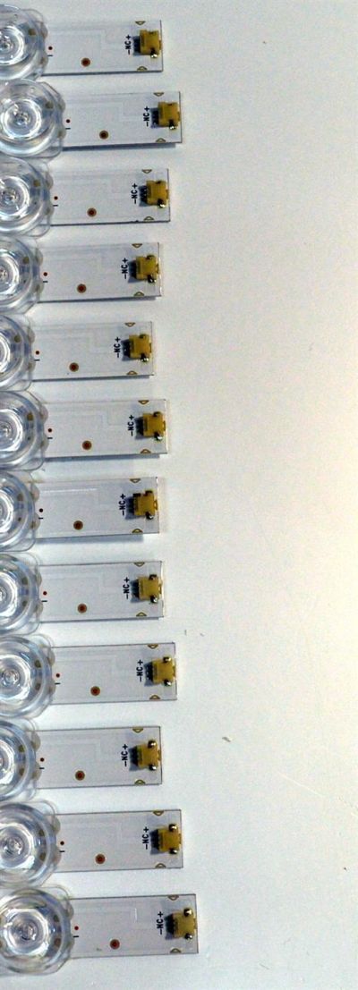 KIT DE LEDS ORIGINAL PARA TV VIZIO 12 PIEZAS / NUMERO DE PARTE 303HX650085D / HFSX65D06-ZC42AG-27D / 2300023610 / 70401-02173 / 250219AB07 / GC650M42 / PANEL BOEI650WQ1 / DISPLAY HV650QUB-F73 / MODELO M65Q6-L4 / M65Q6-L4 LBVR7PB - Imagen 3