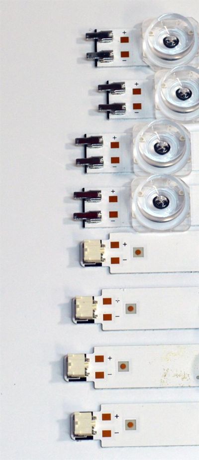 KIT DE LEDS ORIGINAL PARA TV SAMSUNG 8 PIEZAS / NUMERO DE PARTE BN96-58292A / BN96-58293A / LM41-01154A / LM41-01153A / L1_DU7K_G0_CFM_R9 (1) / L1_DU7K_G0_CFM_L7 (1) / R1.2_XBM_100_7.5Pi / PANEL CY-BD070HGSV2H / MODELO UN70U8000FBXZA GB02 - Imagen 7