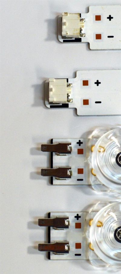 KIT DE LEDS ORIGINAL PARA TV SAMSUNG 4 PIEZAS / NUMERO DE PARTE BN96-58283A / BN96-58282A / DU7K_SVC430AP2_L / DU7K_SVC430AP2_R / TYPE_REV1.0_231102 / 58283A / 58282A / PANEL CY-BD043HGCV2H / DISPLAY PT430GT01-B VER.1.1 / MODELO UN43DU7200BXZA XB01 - Imagen 5