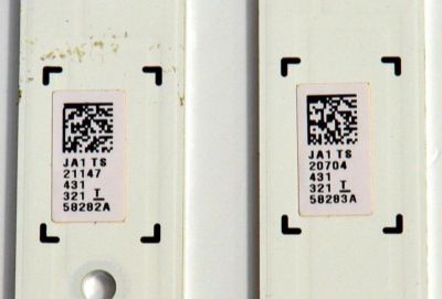 KIT DE LEDS ORIGINAL PARA TV SAMSUNG 4 PIEZAS / NUMERO DE PARTE BN96-58283A / BN96-58282A / DU7K_SVC430AP2_L / DU7K_SVC430AP2_R / TYPE_REV1.0_231102 / 58283A / 58282A / PANEL CY-BD043HGCV2H / DISPLAY PT430GT01-B VER.1.1 / MODELO UN43DU7200BXZA XB01 - Imagen 2