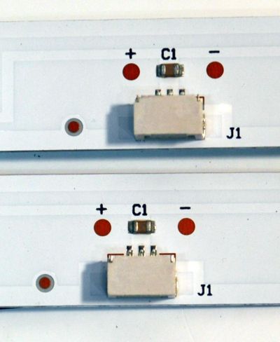 KIT DE LEDS ORIGINAL PARA TV TCL 2 PIEZAS / NUMERO DE PARTE 58S11-ZX3030-2X17YH / 58S11-ZX3030-2X17YH-20221118W / B0101-000980 / 230609-31NL5 / PANEL LVU580NDEL / DISPLAY CV580U3-L02 REV:01 / MODELO 58S470G - Imagen 2