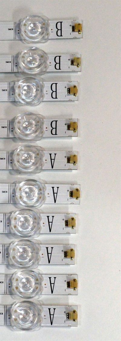KIT DE LEDS ORIGINAL PARA TV LG 10 PIEZAS / NUMERO DE PARTE 303GC750039CD / 303GC750040CD / GC75D06A-ZC42AG-09CD / GC75D06B-ZC42AG-09CD / 70401-021 / GC750M35 / GC750M36 / PANEL BOEB750WQ19F9F / DISPLAY HV750QUB-F9F / MODELO 75UA7500ZUA.CUSFBH - Imagen 2