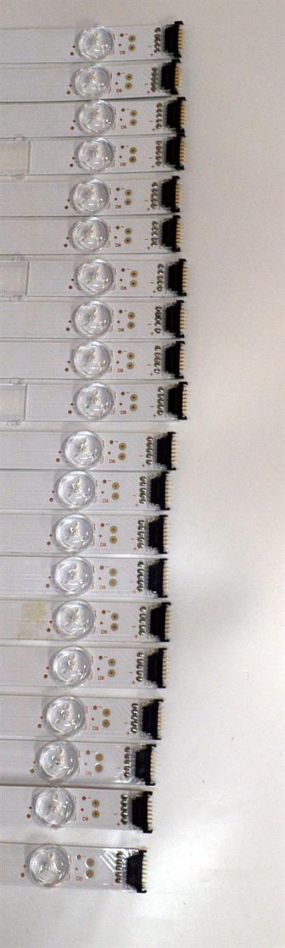 KIT DE LEDS ORIGINAL PARA TV SONY 20 PIEZAS / NUMERO DE PARTE SONY-CBN-65-PCB-V2 / J2534FC / YC65F / PANEL YDDM065DGS11 / DISPLAY ST6451D07-6 V2.2 / MODELO XR-65X90CL / XR65X90CL - Imagen 4