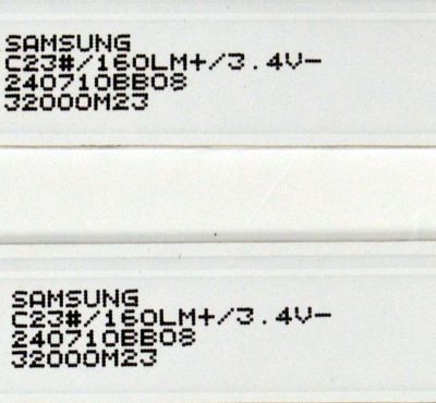 KIT DE LEDS ORIGINAL PARA TV VIZIO 2 PIEZAS / NUMERO DE PARTE 30332006009D / LED32D06-ZC62AG-04D / 240710BB08 / 32000M23 / DISPLAY V320BJ9-Q01 REV.C1 / MODELO VHD32M-0810 / VHD32M-0810 LMC1U1LA - Imagen 3